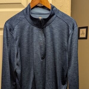 REI Navy Quarter-Zip Tech Pullover